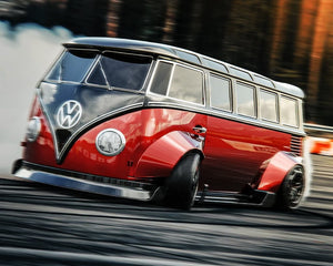 SEMA 2024 Parnership with Kenny Pfitzer Design "Electric VW 23 Window Micro Drift Bus"